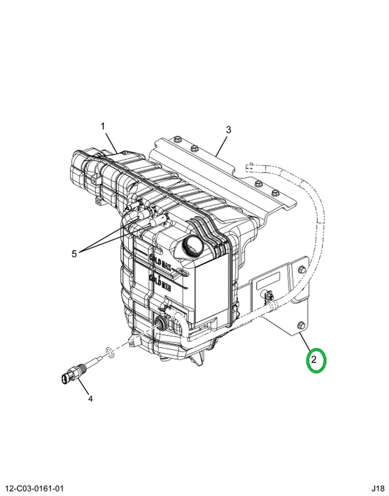 2515768C1 Bracket, Lower, Surge Tank