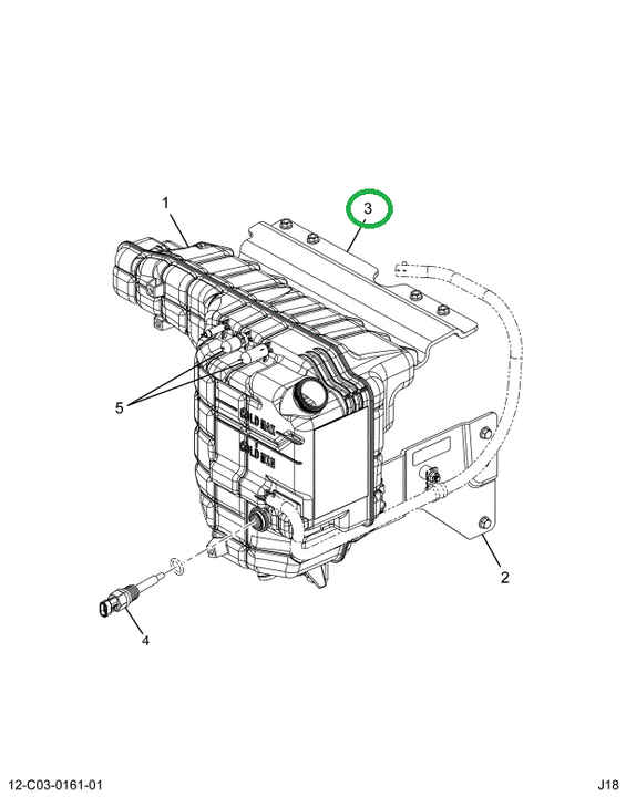2515769C1 Bracket, Top, Surge Tank