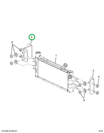 2515773C1 BRACKET COOLER, TOP