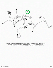 2515849C91 Harness, Engine, Master Isb Re