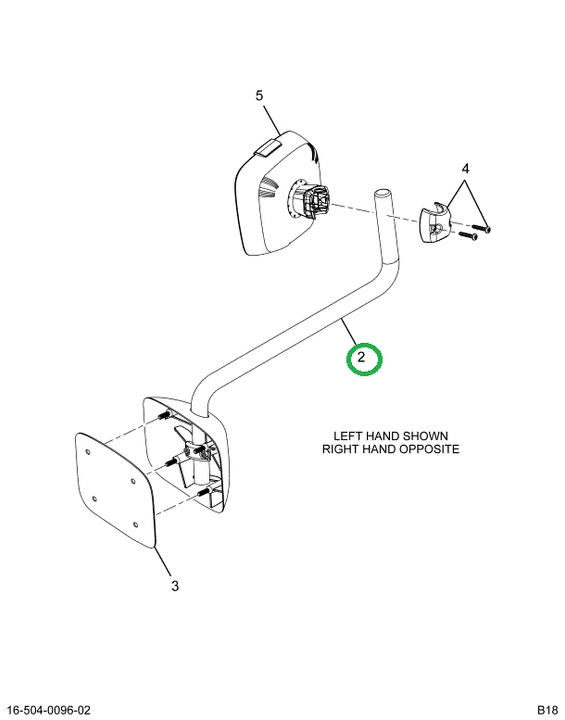 2515867C1 Bracket Assembly Left Hand, Ho