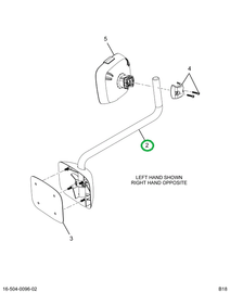 2515869C2 BRACKET ASSY, LH HOOD