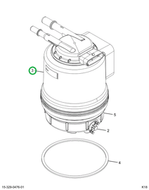 2515892C91 FILTER,ELEMENT, FUEL FILTER