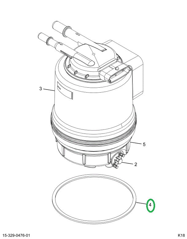 2515893C1 RING,O-RING- FILTER HOUSING, P