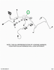 2515967C91 Harness, Master, Cab To Engine