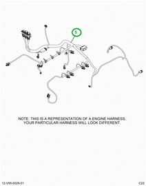 2515968C91 Harness, Master, Cab To Engine