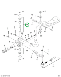2516054C91 PIN,KING PIN ASSY.