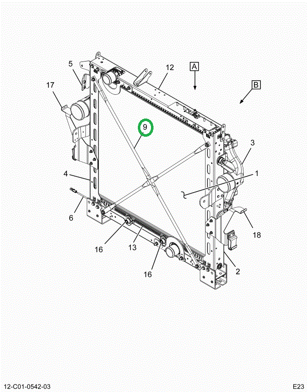 2516109C91 CHANNEL,SUPPORT,CROSS BARS