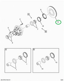 2516116C91 ROTOR WITH HARDWARE