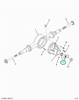 2516118C91 SHAFT,NUT AND SEAL REAR REAR D