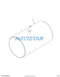 2516139C91 TANK, FUEL, SERVICE, W/CAP