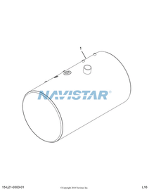 2516167C91 TANK, FUEL, SERVICE, W/CAP