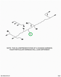 2516341C91 Harness, Master,  N13 Forward,
