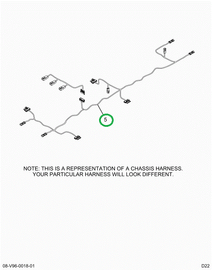 2516347C91 Harness, Master,  N13 Forward,