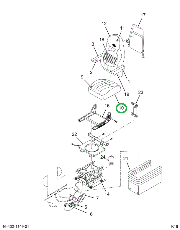 2516503C1 COVER,SEAT, BLCK CHRRY MRDURA