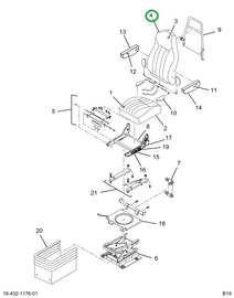 2516602C1 COVER,SEAT BACK COVER