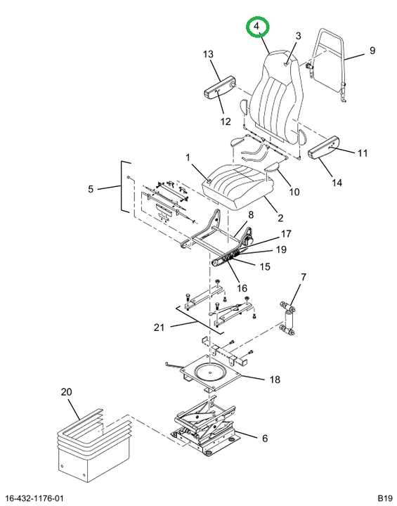 2516602C1 COVER,SEAT BACK COVER