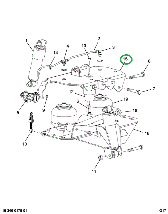 2516631C1 Bracket, Mounting Cab