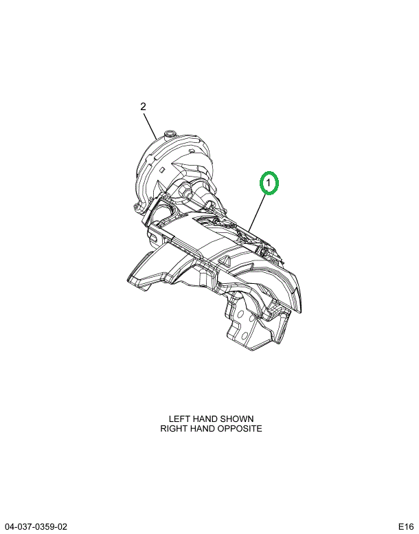 2516646C91 Air Chamber Right Hand