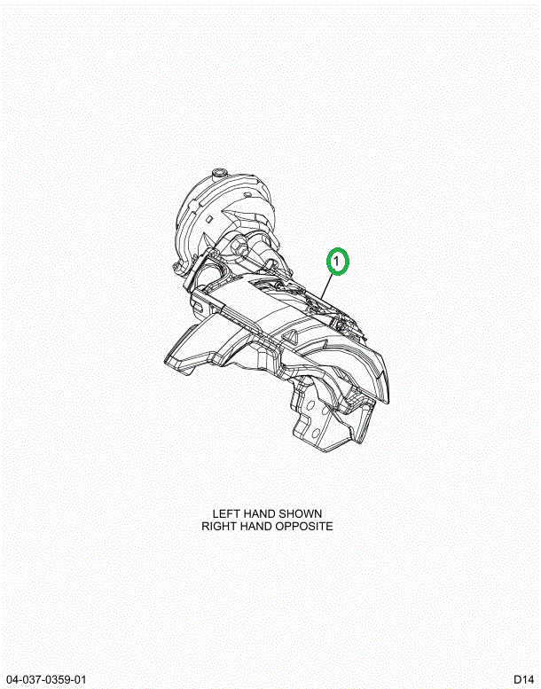 2516650C91 Air Chamber Right Hand
