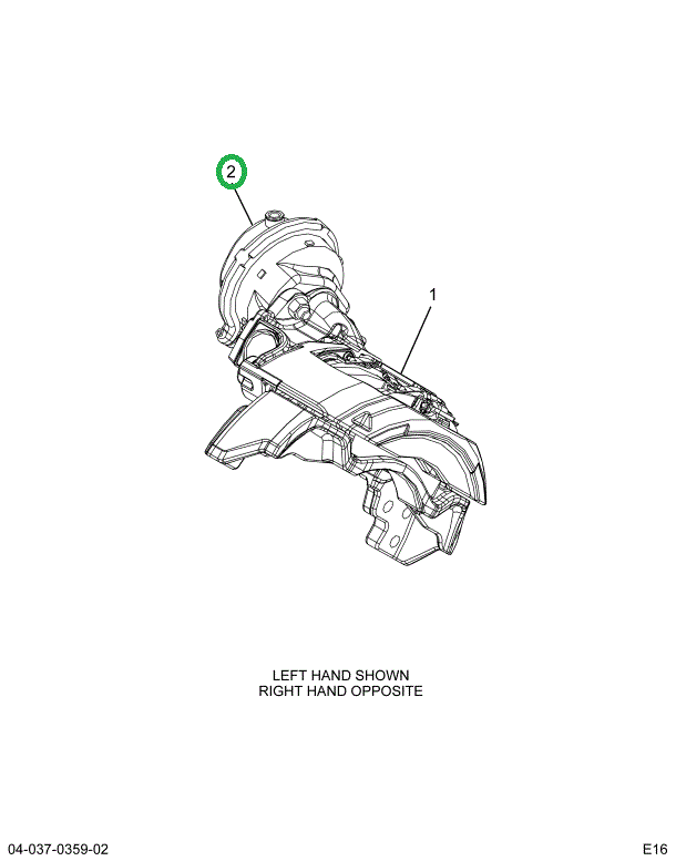 2516654C91 Air Chamber Left Hand