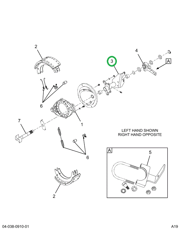 2516667C91 BRACKET, CAMSHAFT RH