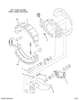2516716C91 SPIDER, REAR BRAKE LEFT HAND