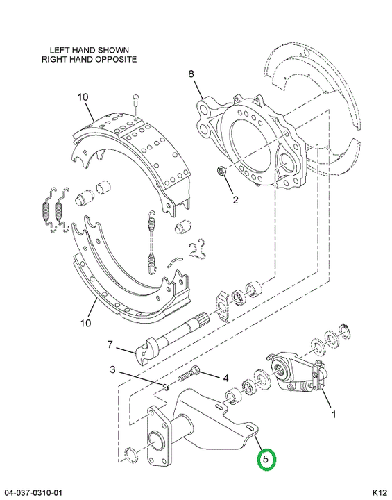 2516719C91 BRACKET, S- CAM SUPPORT RIGHT