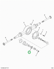 2516746C91 SEAL, PINION SHAFT