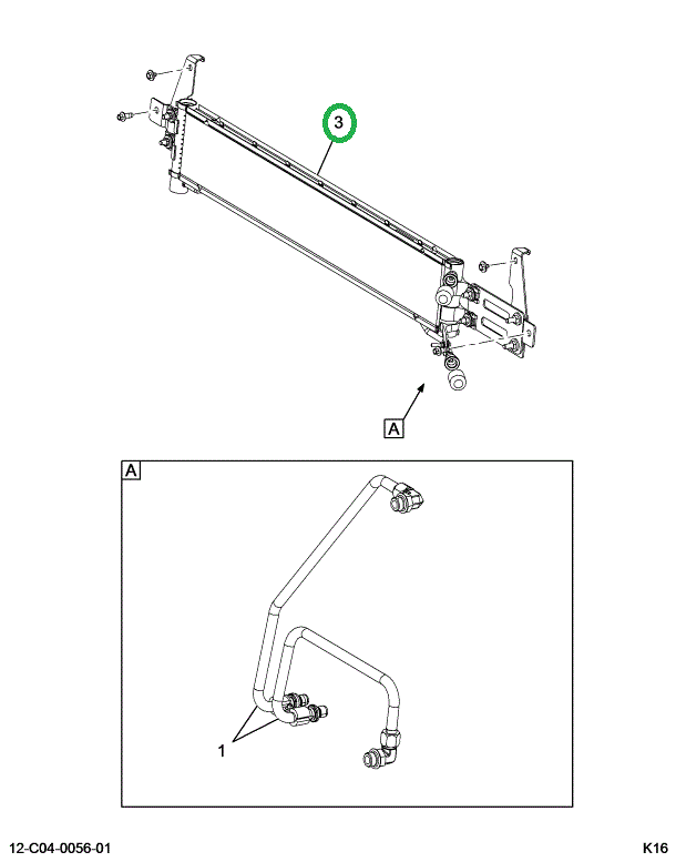 2516760C1 COOLER,FUEL COOLER ASSY