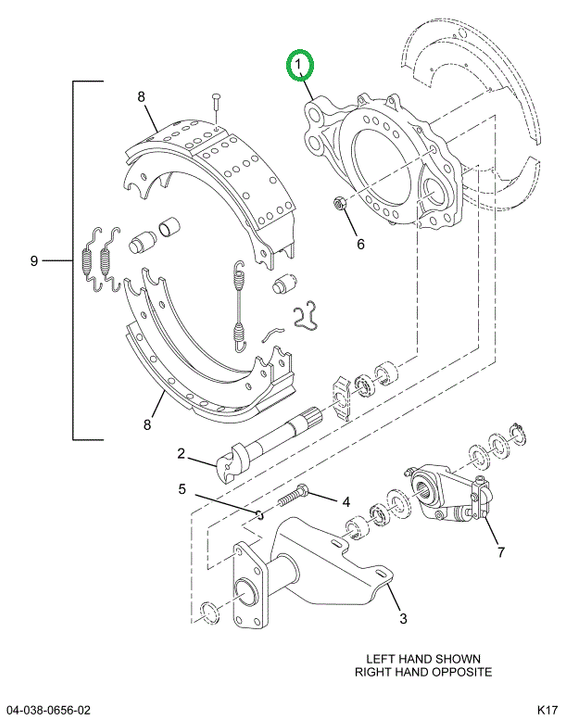 2516769C91 Spider, Left Hand