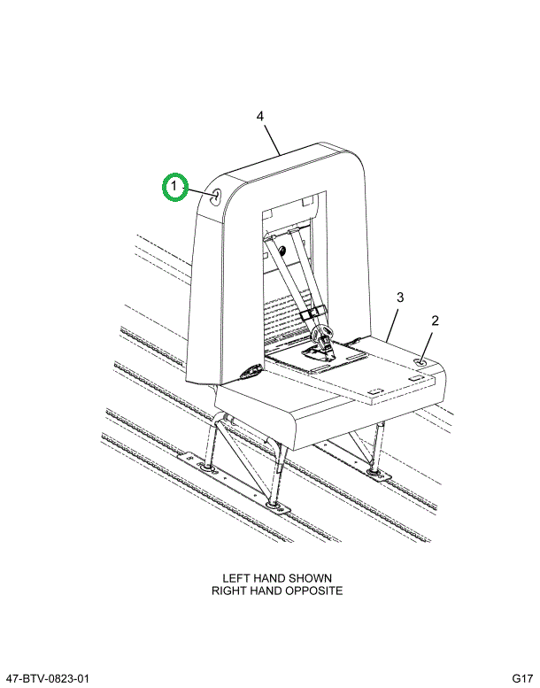 2516861C1 Seat, Back Foam