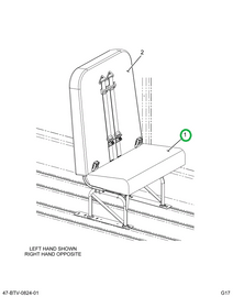 2516908C1 Cover, Seat Cushion