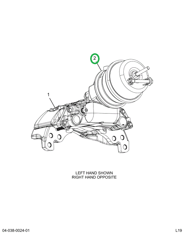 2517355C91 CHAMBER, TYPE 20 RIGHT HAND