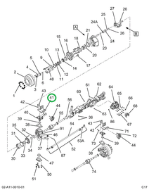 2517425C91 Bracket, Steering Left Hand