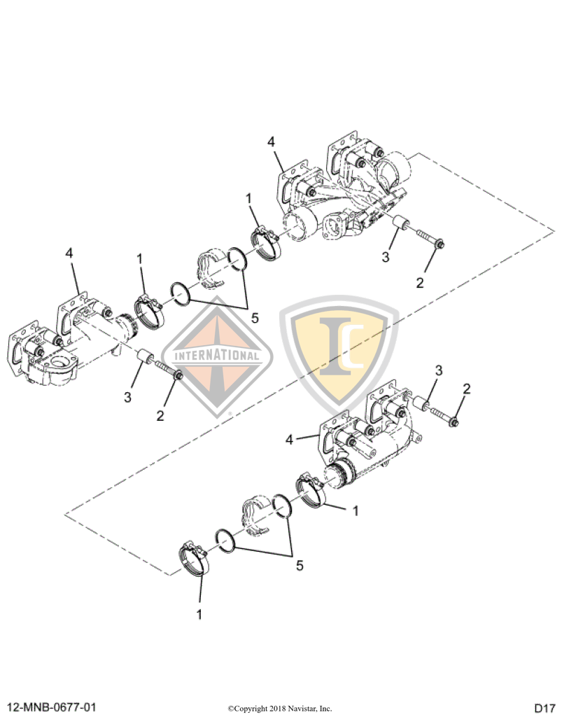 2517621C91 MANIFOLD,KIT, EXHAUST MANIFOLD