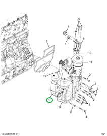 2517628C91 COOLER,KIT, OIL COOLER W/SEALS