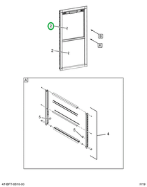 2517760C91 Glass Kit 16.25 Inch Temper Cl