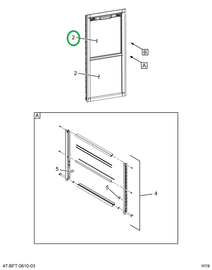 2517761C91 Glass Kit 16.25 Inch Temper Da