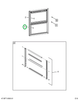 2517764C91 Glass, Laminated Kit, 34.25 In
