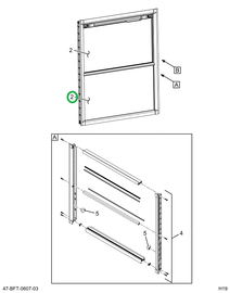 2517765C91 GLASS KIT 34.25 INCH TEMPER CL