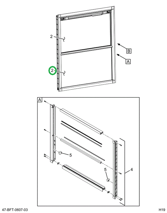 2517765C91 GLASS KIT 34.25 INCH TEMPER CL