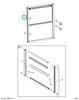 2517766C91 GLASS KIT 34.25 INCH TEMPER DA