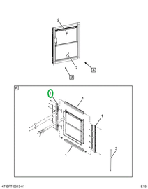 2517771C91 FRAME,KIT, KICK OUT EXTERNAL F
