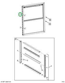2517778C91 GLASS,KIT, GLASS, 25.25 INCH T