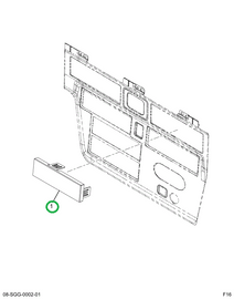 2517883C1 PANEL,5 SWITCH CUT OUT