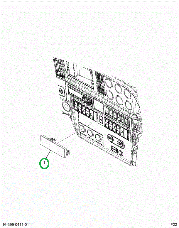 2517887C1 PANEL,WINCH BRAKE CUT OUT