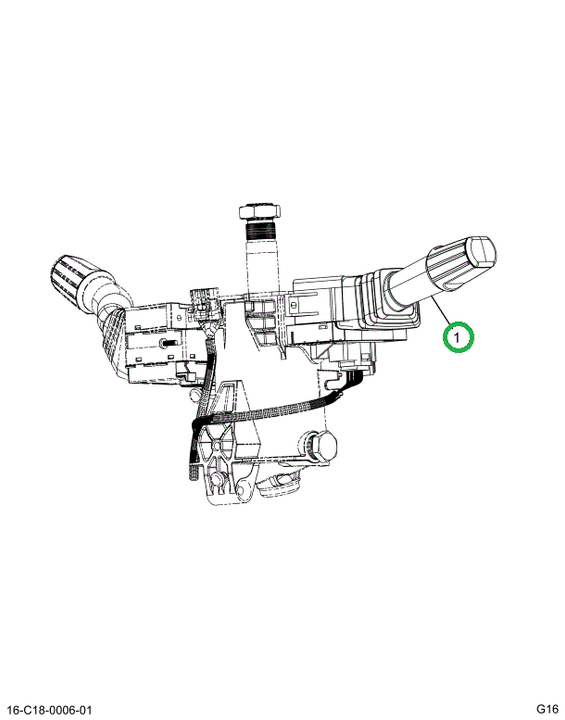 2518034C1 Shifter, Stalk