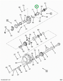 2518088C91 DIFFERNTIAL, INNER AXLE