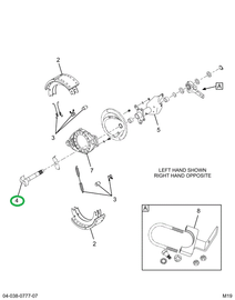 2518107C91 CAMSHAFT,SHAFT, S- CAM RIGHT H